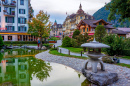Japanischer Garten in Interlaken, Schweiz