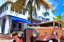 1932 Packard Classic Limousine in South Beach, Miami