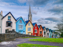 Kartenspiel viktorianische Häuser in Cobh, Irland