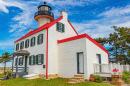 East Point Leuchtturm, Heislerville, NJ, USA