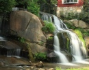 Wasserfall Cathedral Falls, North Carolina