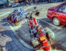 Drei Motorräder