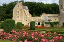 Rosengarten, Château de Courtanvaux, Frankreich