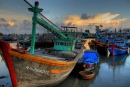 Fischerboot in Phan Thiet