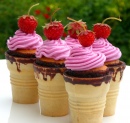 Eis-Cupcakes