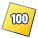 100 Teile Quadrat