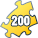 200 Teile Spirale